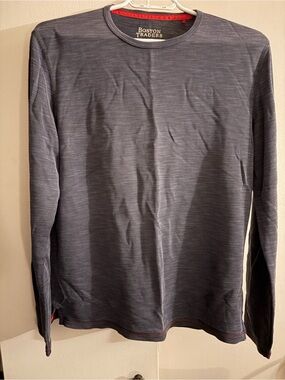 Boston Traders Men's Long Sleeve Crew Neck Shirt - Grey